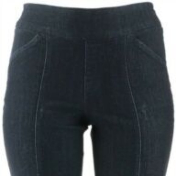 NWT DENIM & CO SMOOTH WAIST STRAIGHT LEG JEANS 4T (TALL) - Picture 2 of 9